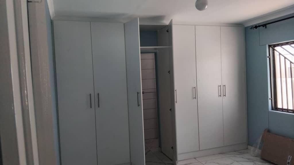 Built in cupboards in a completed Ekuku house