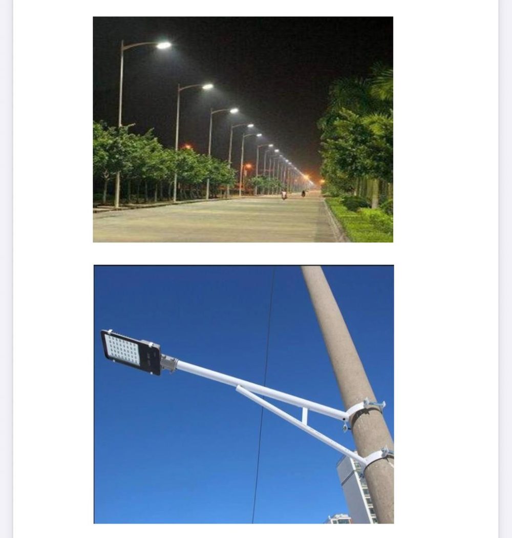 Energy efficient LED street lighting
